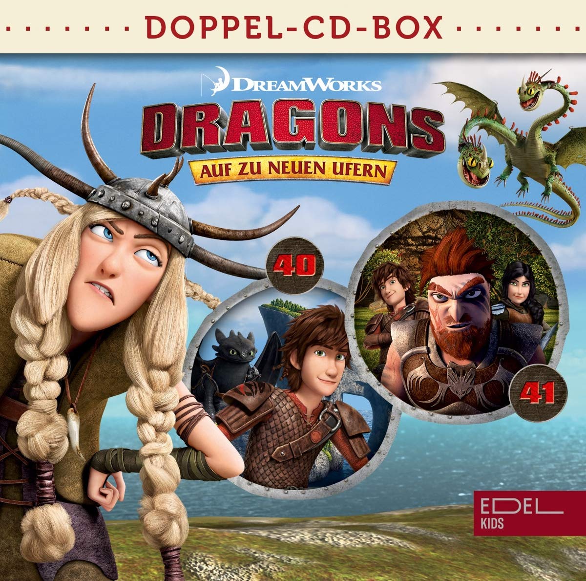 Dragons - Auf zu neuen Ufern - Doppel-CD-Box (Folgen 40 + 41) cd