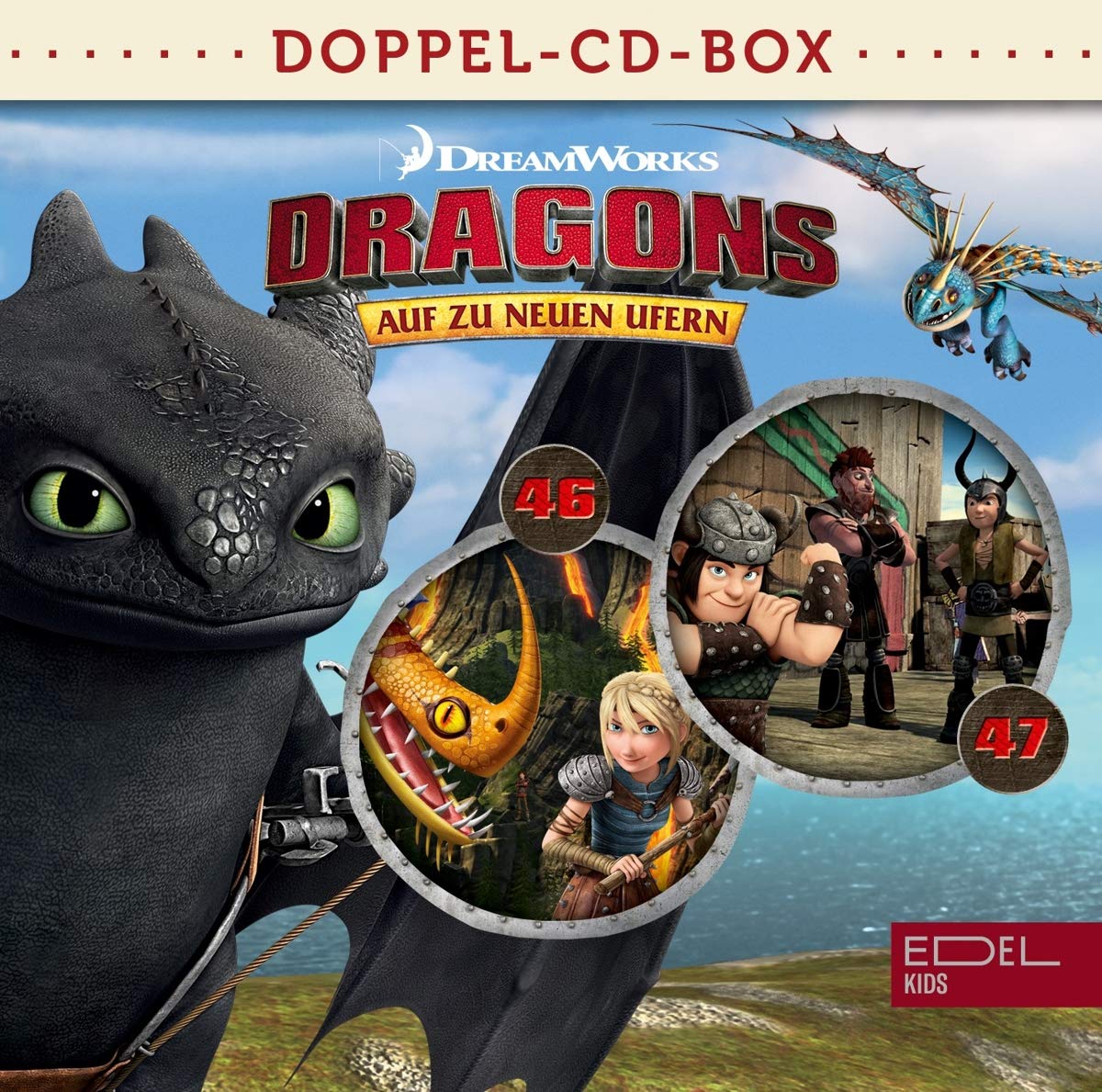 Dragons - Auf zu neuen Ufern - Doppel-CD-Box (Folgen 46 + 47) - Start der 5. Staffel Children & Young People