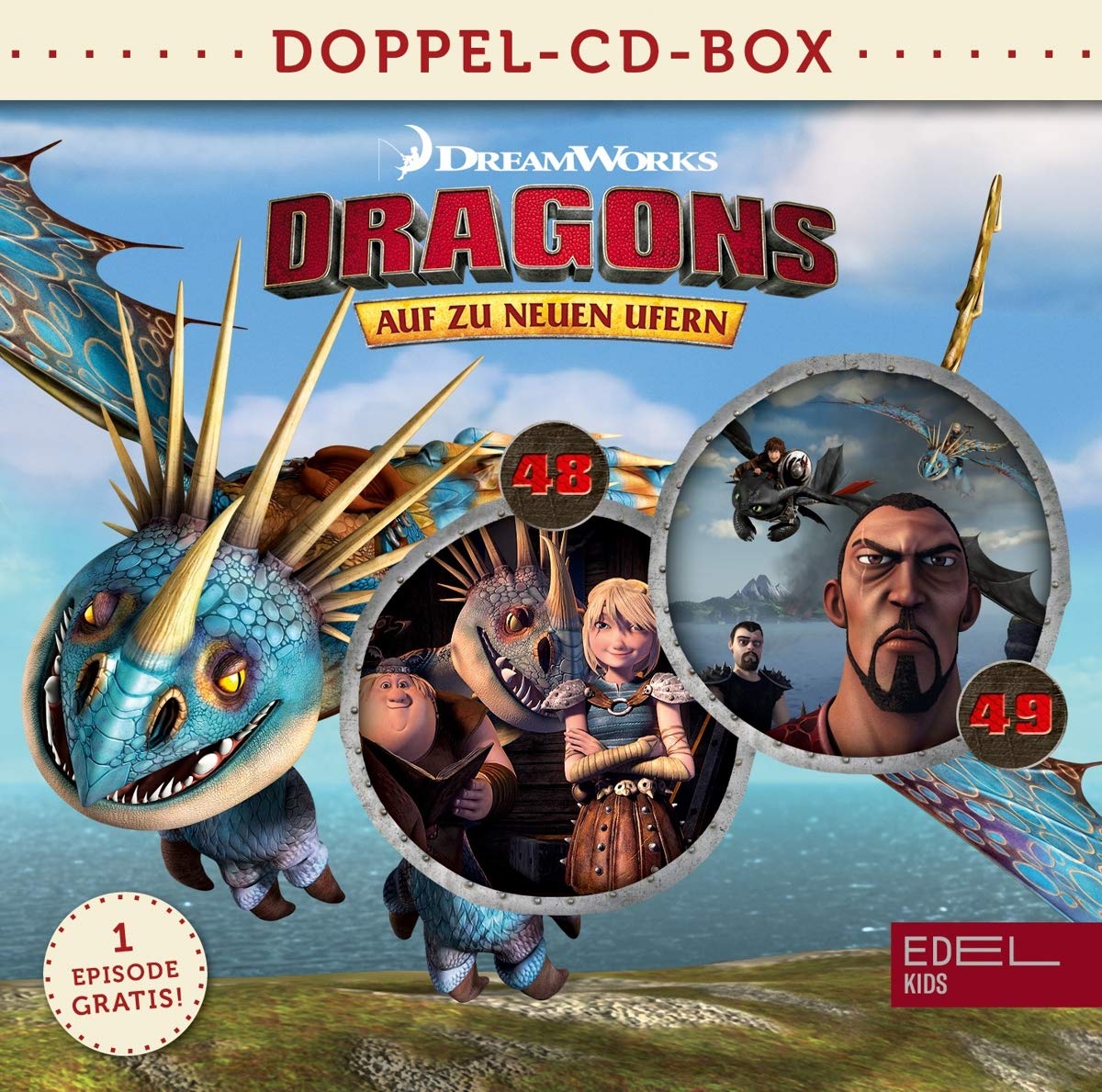 Dragons - Auf zu neuen Ufern - Doppel-CD-Box (Folgen 48 + 49) Children & Young People