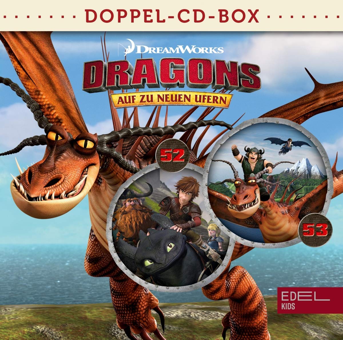 Dragons - Auf zu neuen Ufern - Doppel-CD-Box (Folgen 52 + 53) Children & Young People