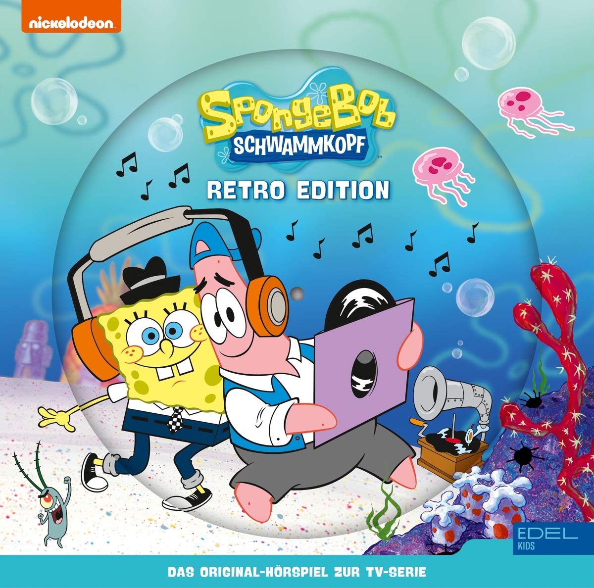 SpongeBob Schwammkopf - Das Original-Hörspiel zur TV-Serie in der Retro-Edition als Picture Vinyl (Limitierte Auflage) Children & Young People Audio Books
