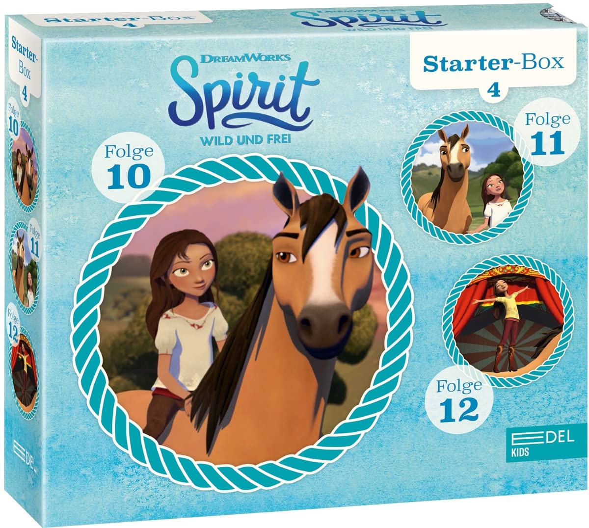 Spirit: wild und frei - Starter-Box 4 (10-12) - Das Original-Hörspiel zur TV-Serie Children & Young People