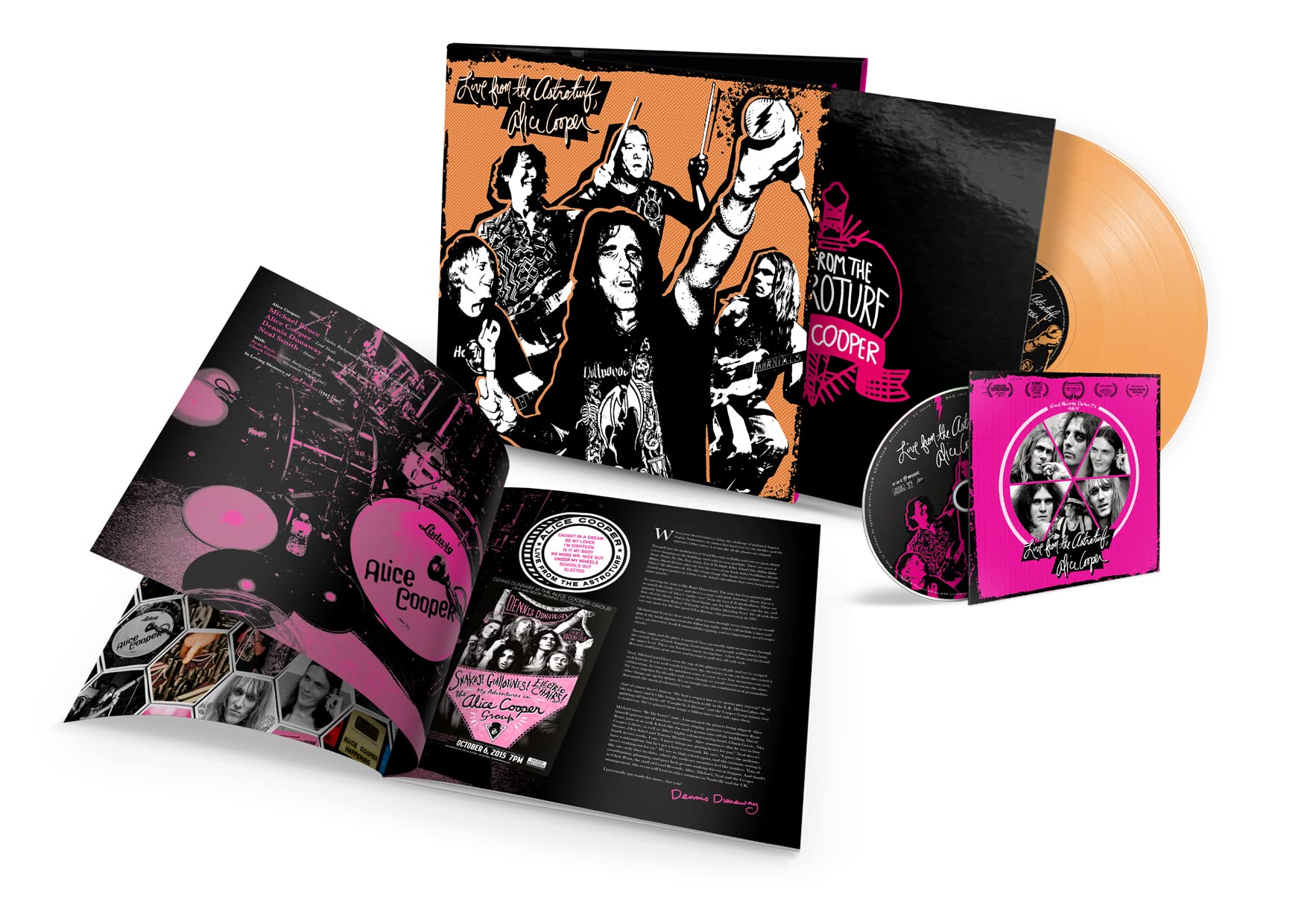 Alice Cooper - Live From The Astroturf (Ltd. 180g Gatefold Apricot+DVD) Jazz