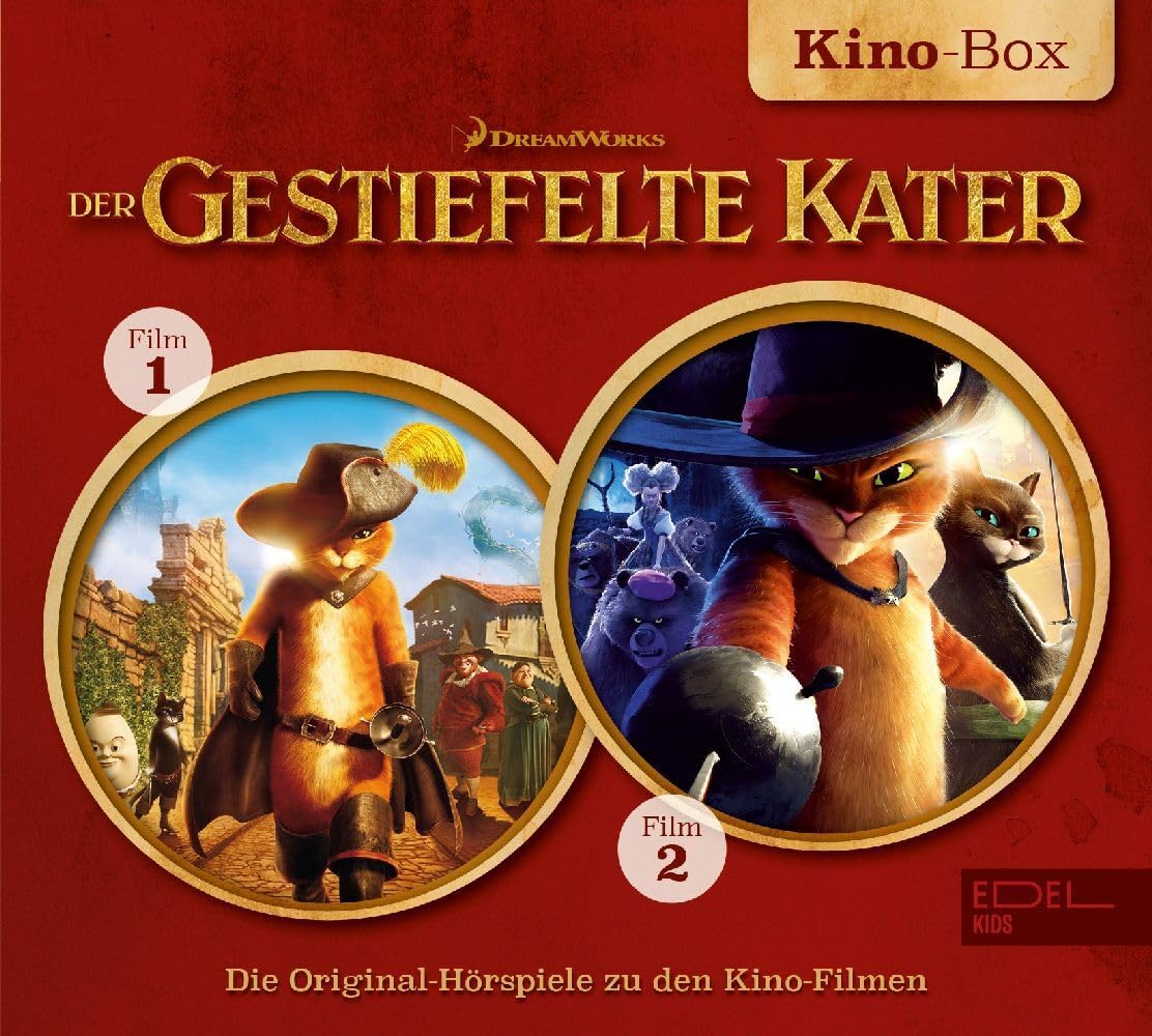 Der gestiefelte Kater - Kino-Box (1 + 2) - Die Original-Hörspiele zu den Kinofilmen Children & Young People