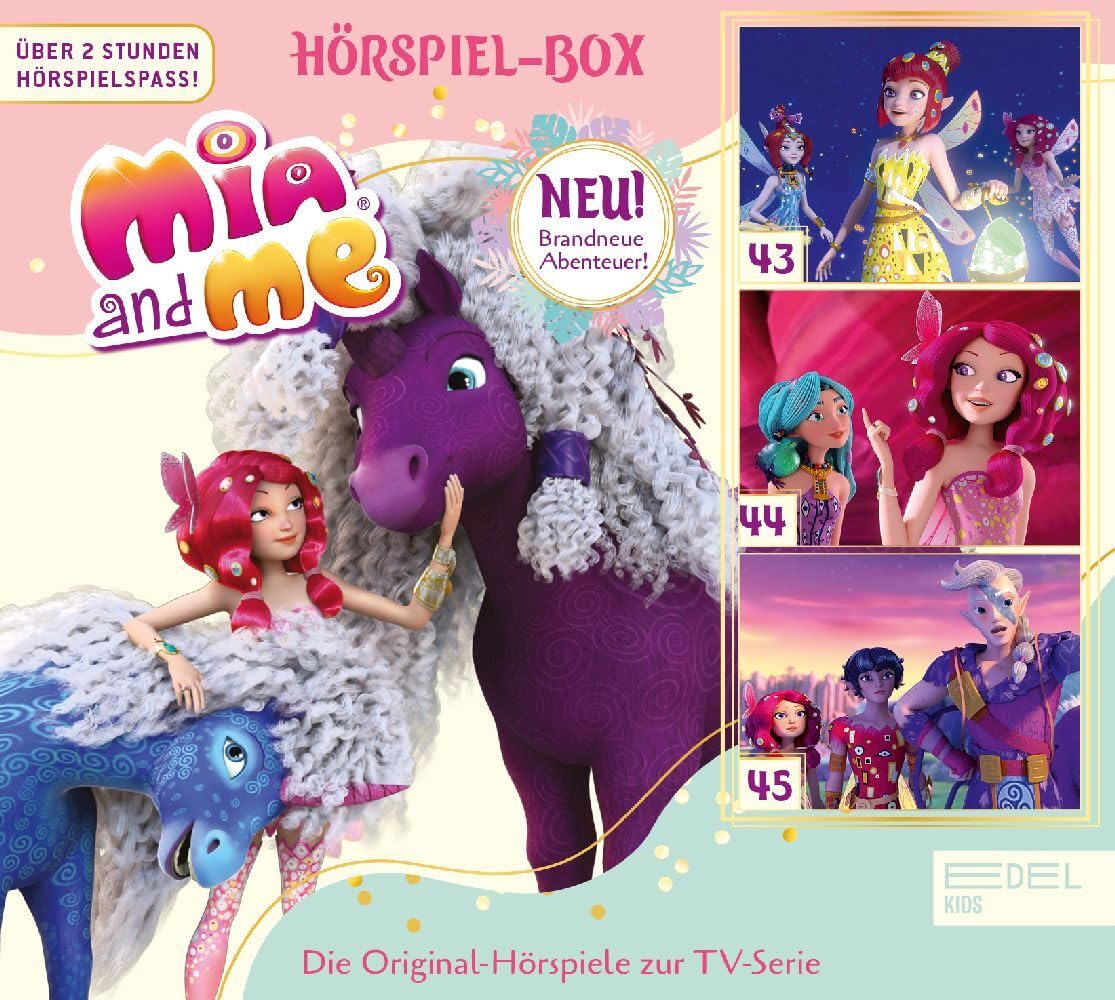 Mia and me - Die Hörspiel-Box mit den Folgen 43 - 45 - Die Original-Hörspiele zur TV-Serie Children & Young People