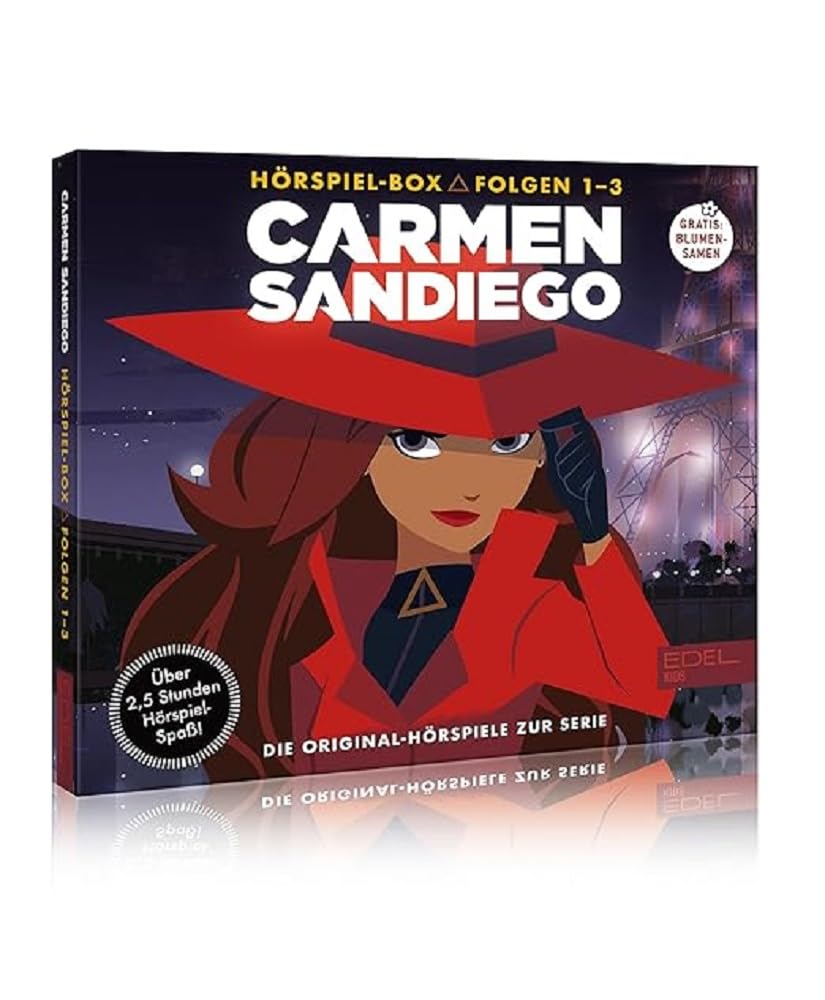 Carmen Sandiego: Hörspiel-Box (Folge 1-3) - Die Original-Hörspiele zur Serie mit GRATIS Blumensamen Children & Young People Audio Books