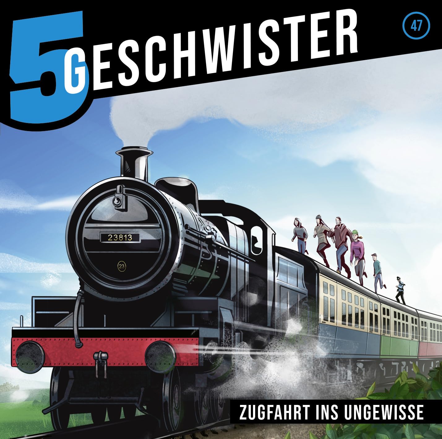 Zugfahrt ins Ungewisse - Folge 47 (5 Geschwister, 47, Band 47) Novels & Short Stories