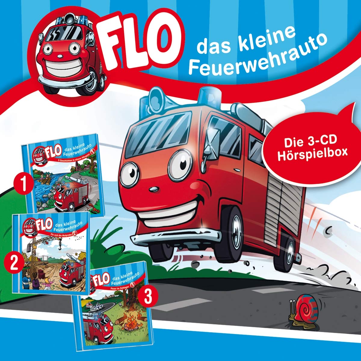 Flo - das kleine Feuerwehrauto - Die 3-CD Hörspielbox 1: Die 3-CD Hörspielbox Music for Children