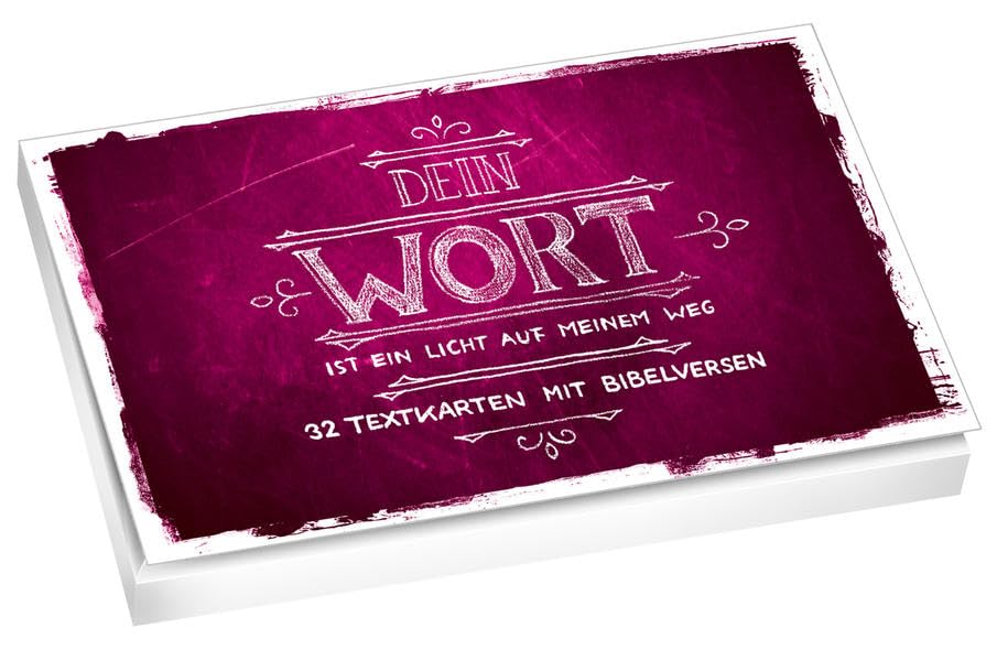 Dein Wort ... ein Licht auf meinem Weg - Textkarten: 32 Textkarten mit Bibelversen. Religion & Esotericism
