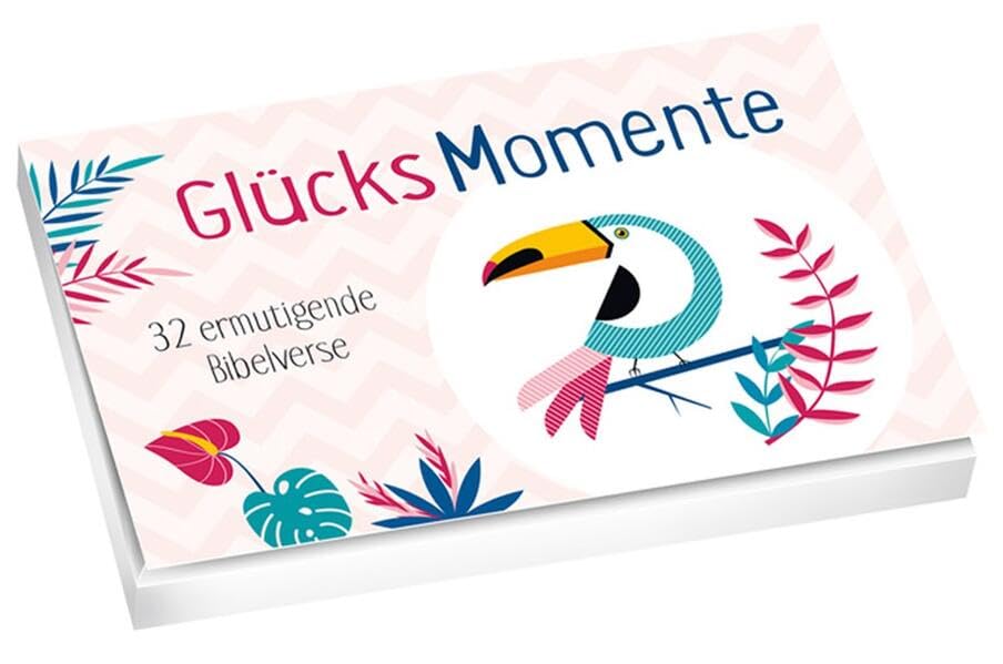 Glücksmomente - Textkarten: 32 ermutigende Bibelverse Leisure, Home & Garden
