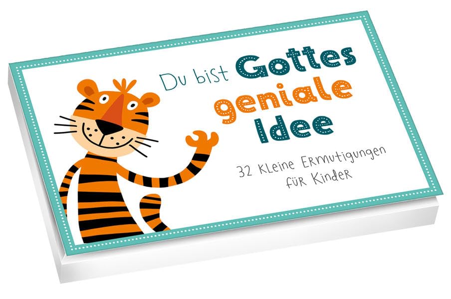 Du bist Gottes geniale Idee - Textkarten: 32 kleine Ermutigungen für Kinder. Leisure, Home & Garden