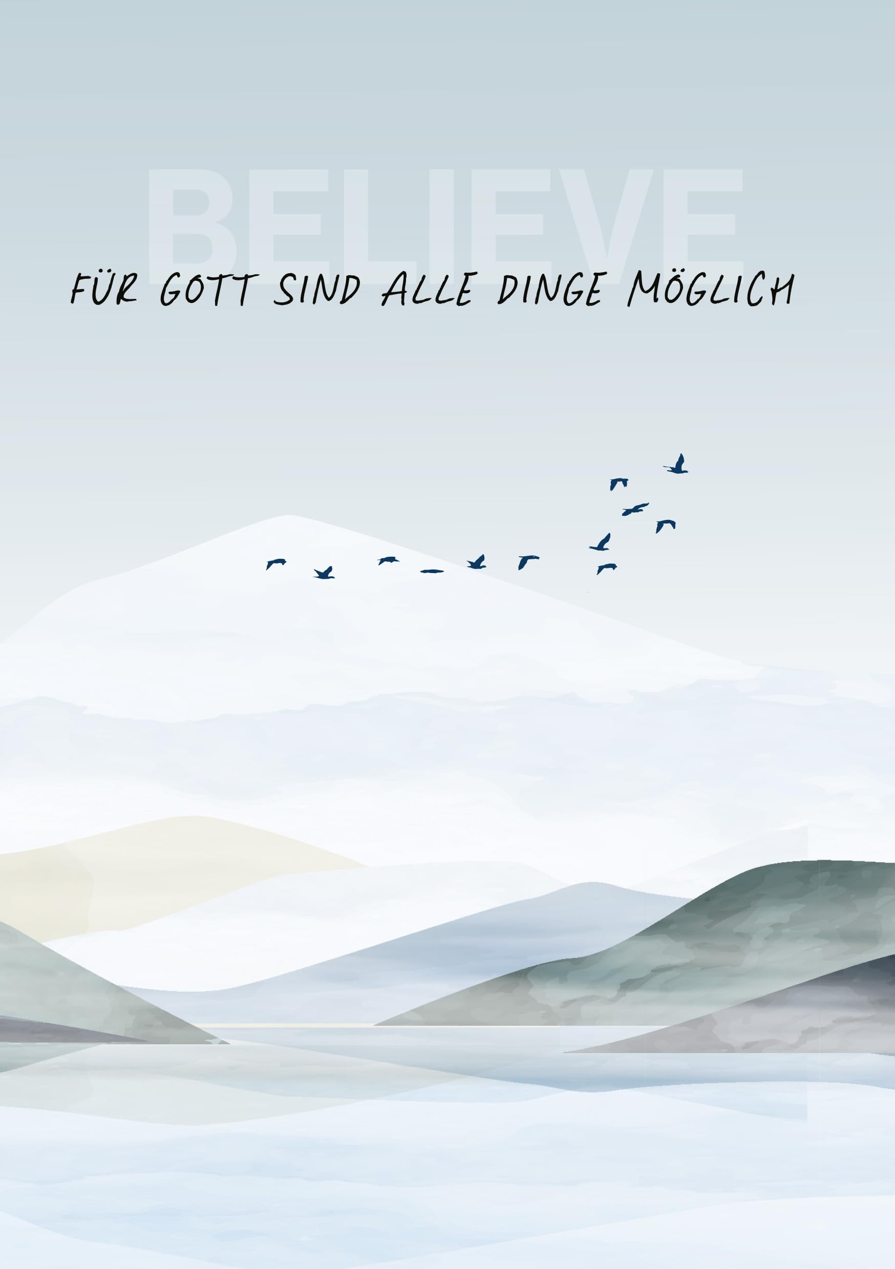 Für Gott sind alle Dinge möglich – Notizbuch Living & Furnishing