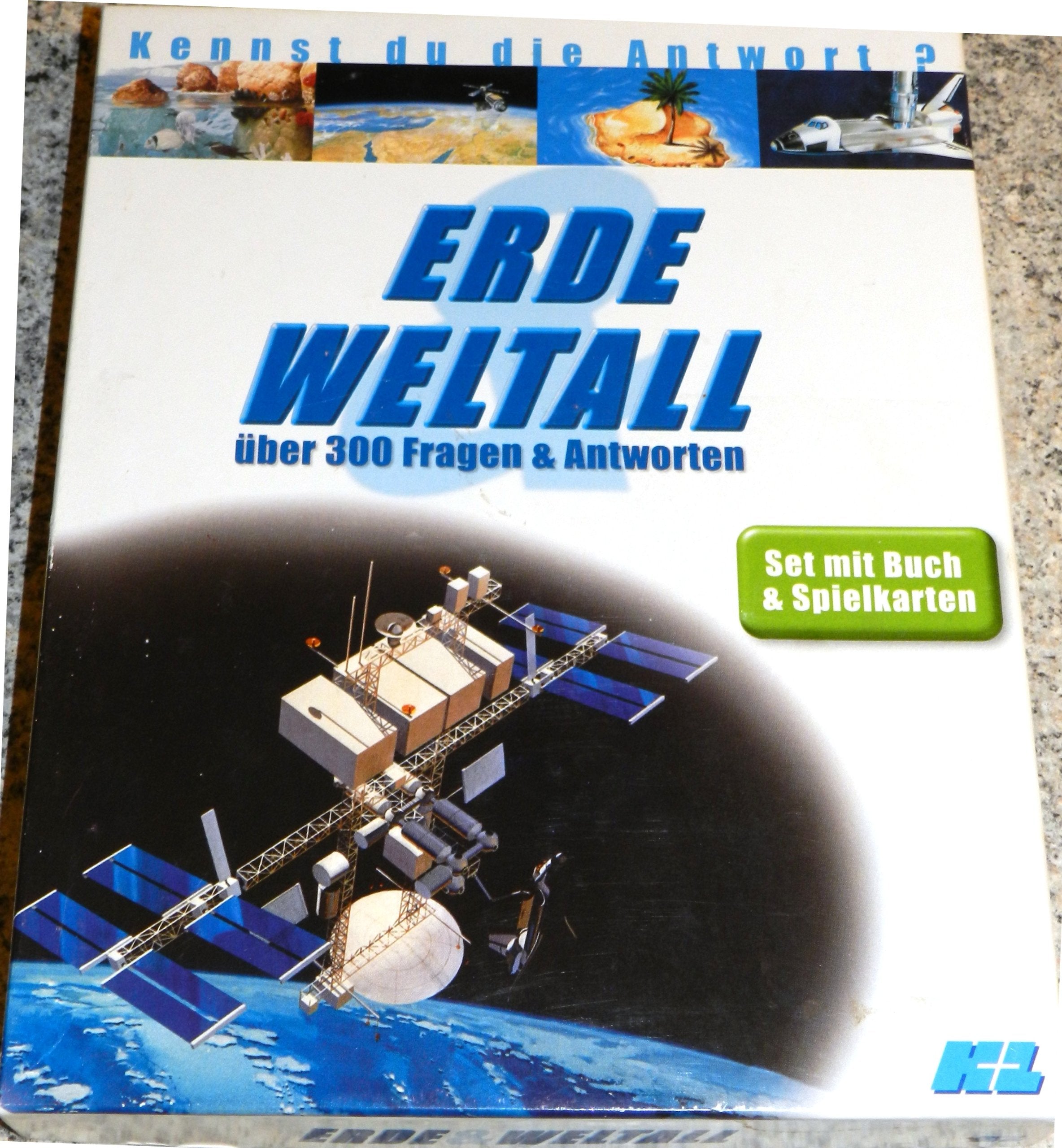 Erde Weltall über 300 Fragen & Antworten Set mit Buch & Spielkarten Books