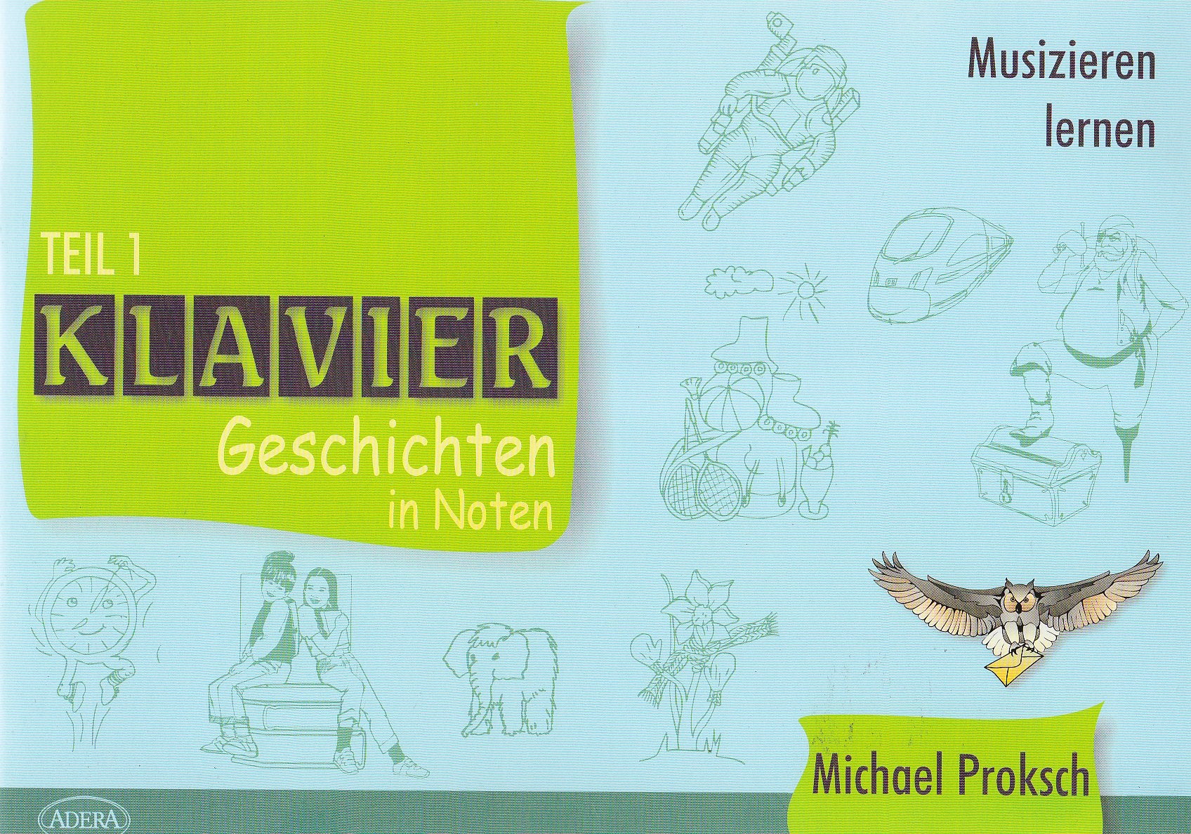 KlavierGeschichten in Noten. Tl.1+2. Musizieren Lernen: Stücke z. Tl. vierhändig Sheet Music