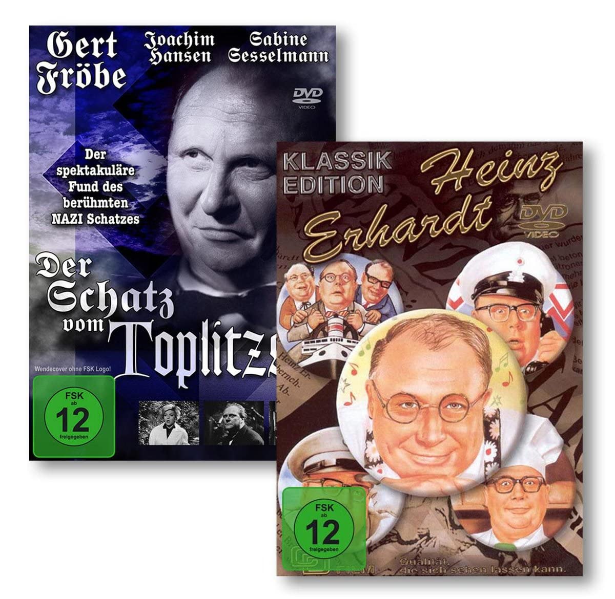 Heinz Erhardt - 5er Schuber + Gert Fröbe Films