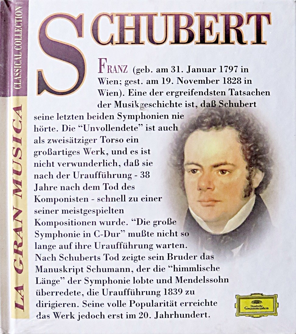La Gran Musica Colassical Collection ~ Franz Schubert Music