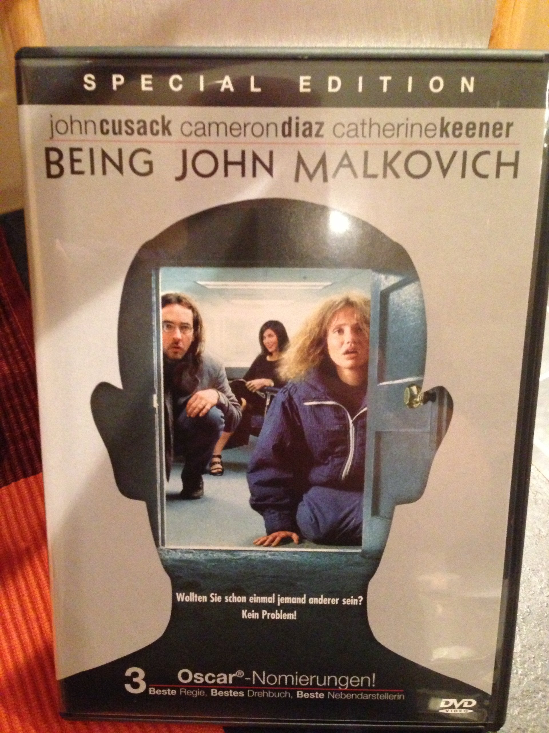 Being John Malkovich, 1 DVD, dtsch., franz. u. engl. Version Films