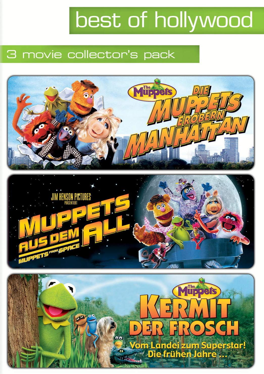 Muppets erobern Manhattan / Muppets aus dem All / Kermit - Best of Hollywood (3 DVDs) Movies