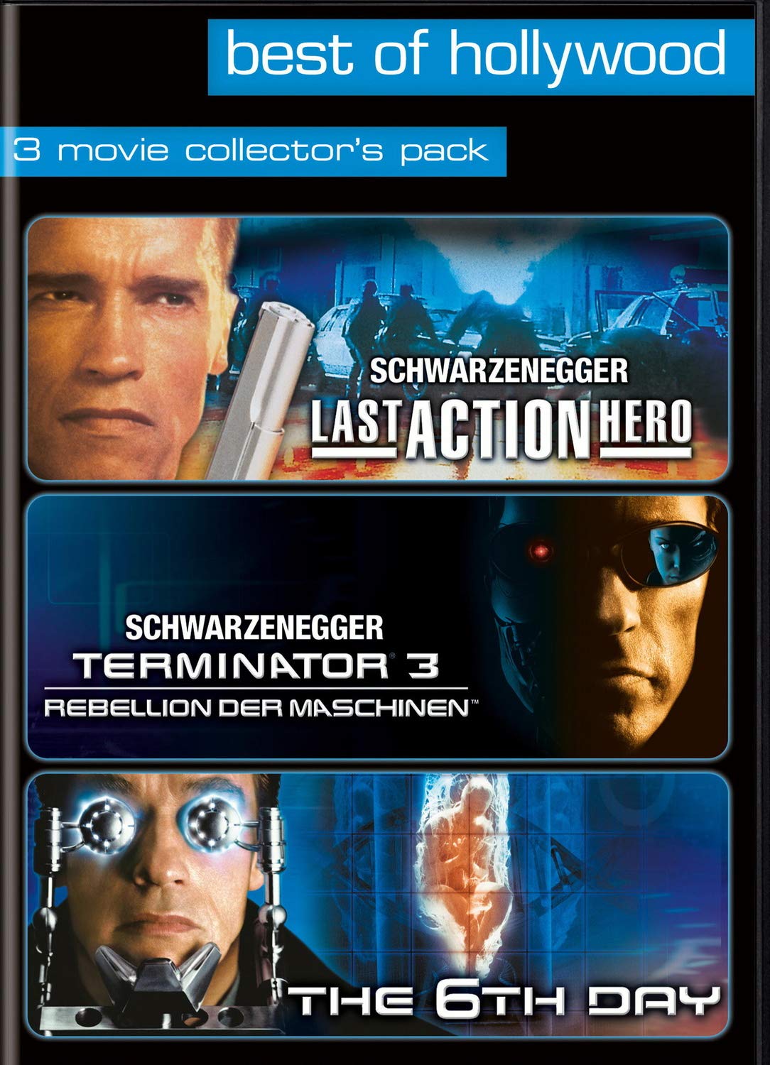 Last Action Hero/Terminator 3 - Rebellion der Maschinen/6th Day - Best of Hollywood (3 DVDs) Movies