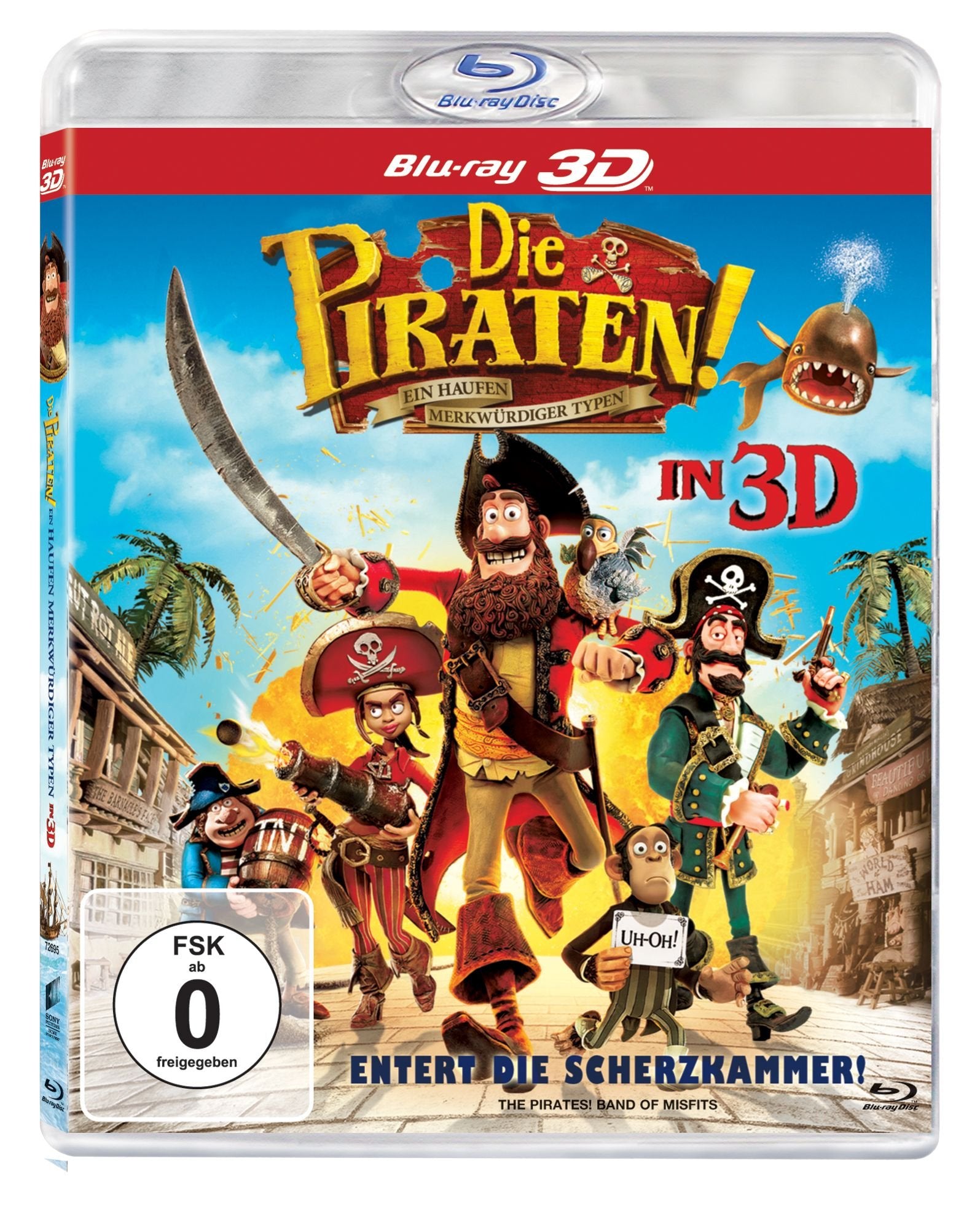 Die Piraten - Ein Haufen merkwürdiger Typen: Blu-ray 3D Films