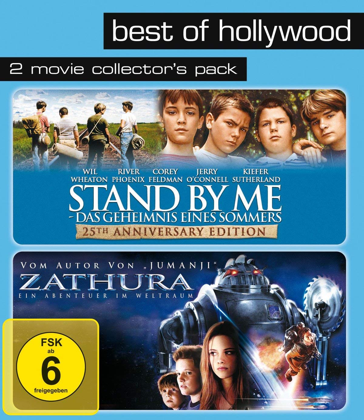 Best of Hollywood 2012 - 2 Movie Collector's Pack 58 (Stand By Me - Das Geheimnis eines Sommers / Zathura - Ein Abenteuer im Weltraum) Movies