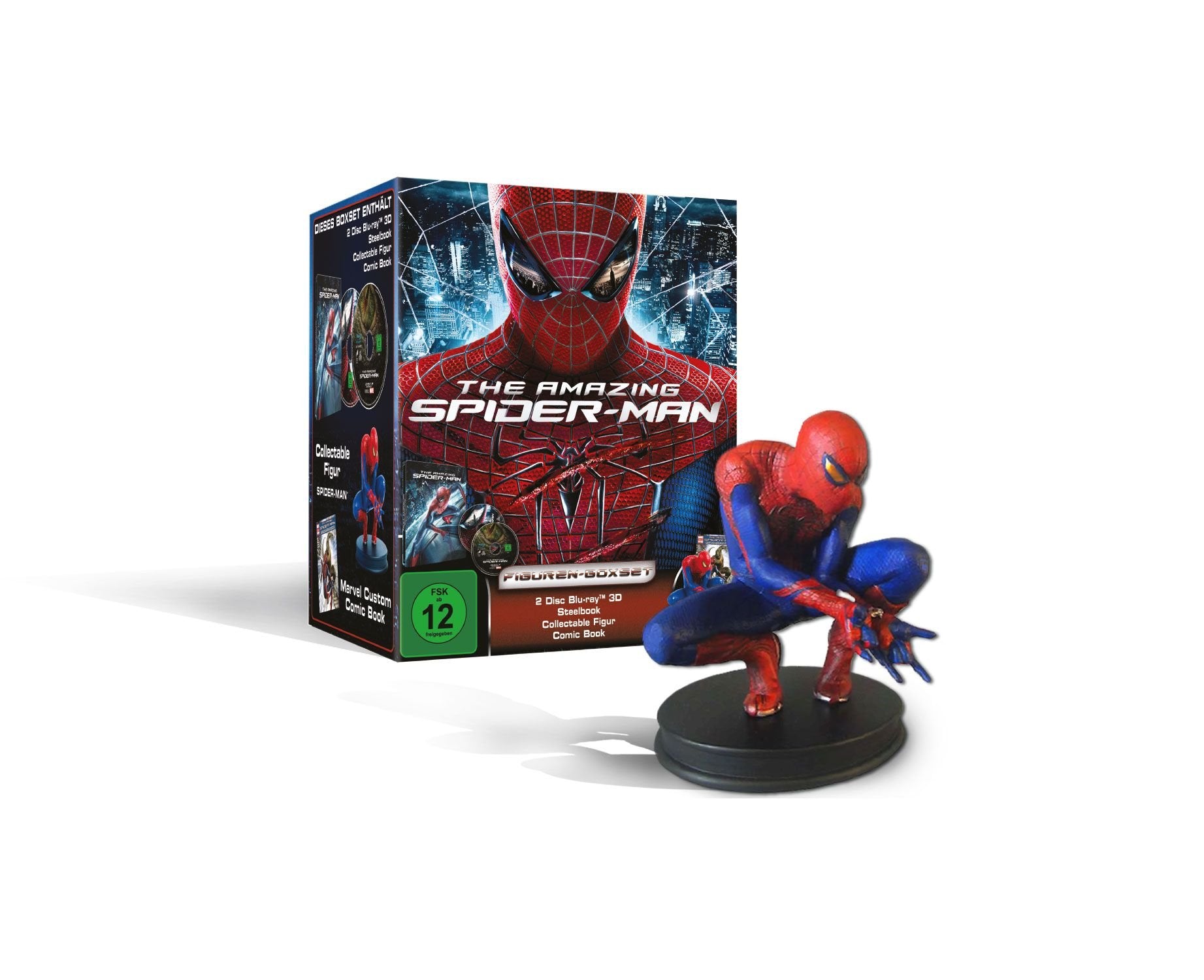 The Amazing Spider-Man (3D 2-Disc Figuren-Box-Set, Steelbook, inklusive Comic, exklusiv bei Amazon.de) Films