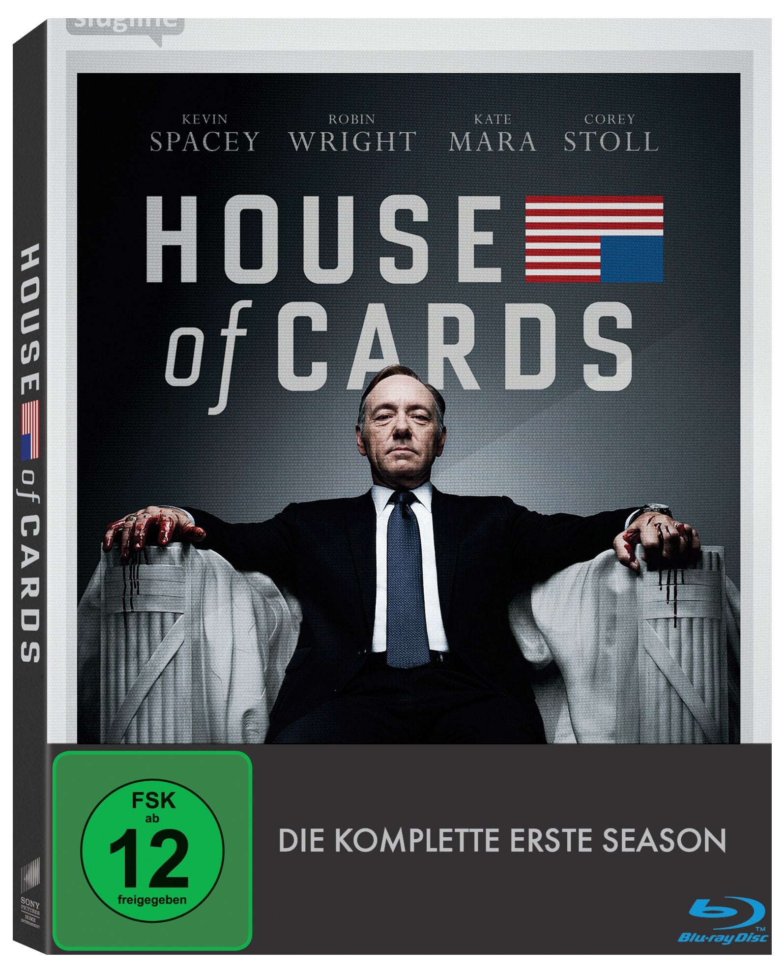 House of Cards, 4 Blu-rays: Staffel.1.USA Box sets