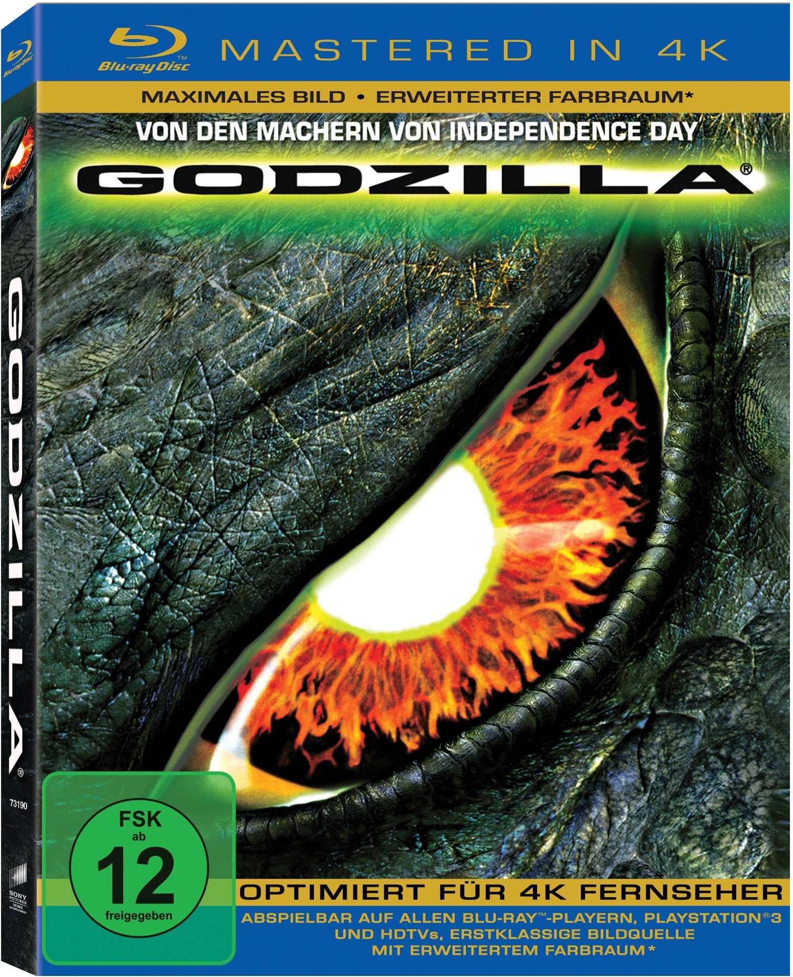 Godzilla, Mastered in 4K,1 Blu-ray: USA Films