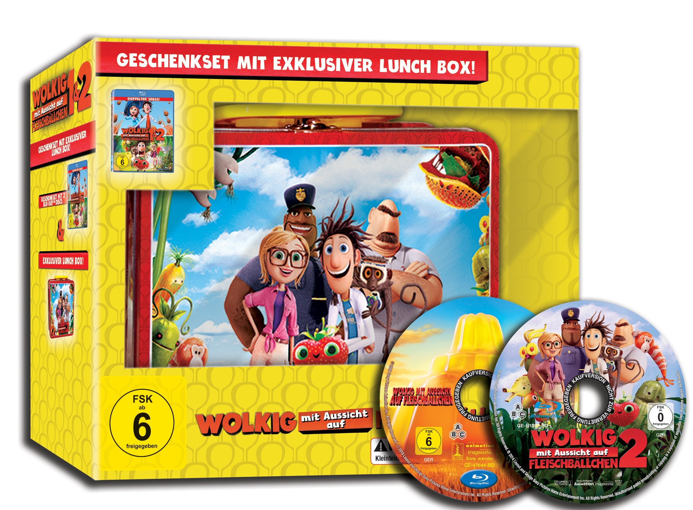 Lunch Box: Wolkig mit Aussicht auf Fleischbällchen 1 + Wolkig mit Aussicht auf Fleischbällchen 2 Films