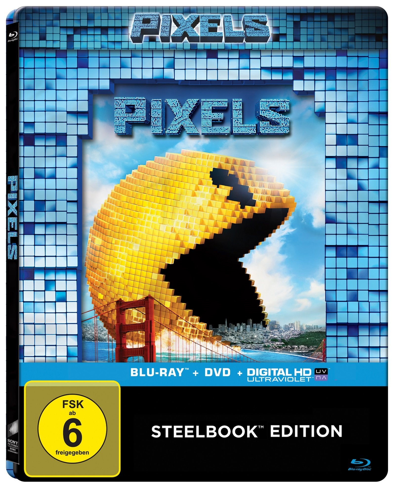 Pixels,1 Blu-ray: Für Hörgeschädigte geeignet.USA Films