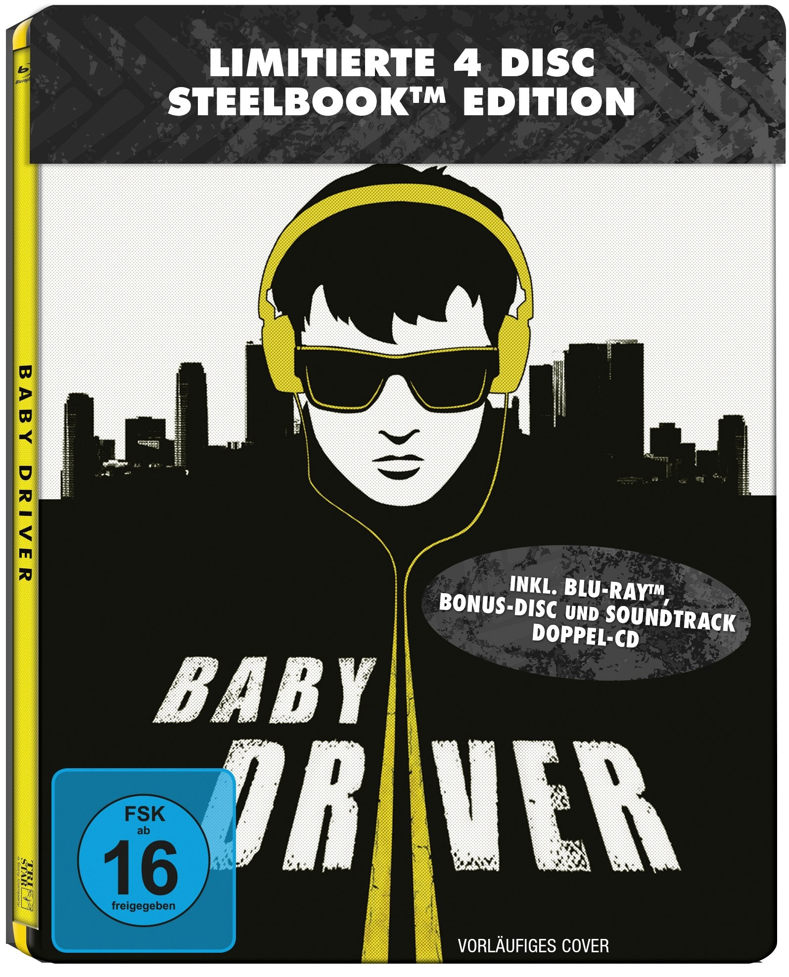 Baby Driver Steelbook (2 Discs-Steelbook + 2 Discs-Soundtrack ) Films