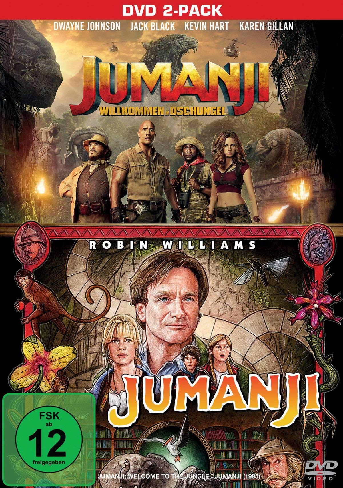 Jumanji / Jumanji: Willkommen im Dschungel (2 DVDs) Films