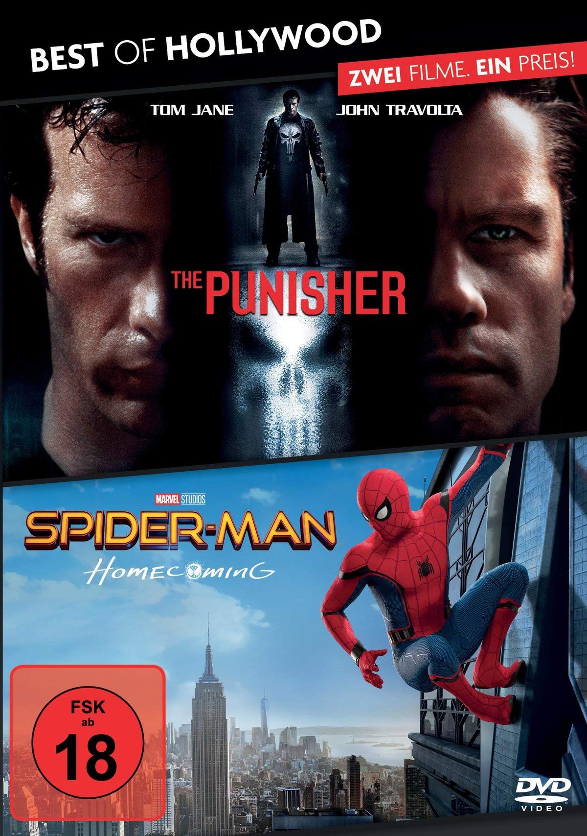 BEST OF HOLLYWOOD - 2 Movie Collector's Pack 178 (Spider-Man: Homecoming / The Punisher) Movies