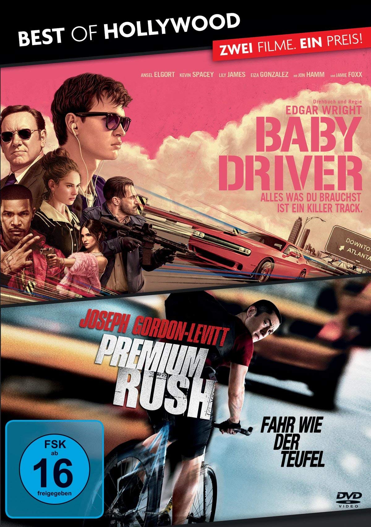 Baby Driver & Premium Rush Movies