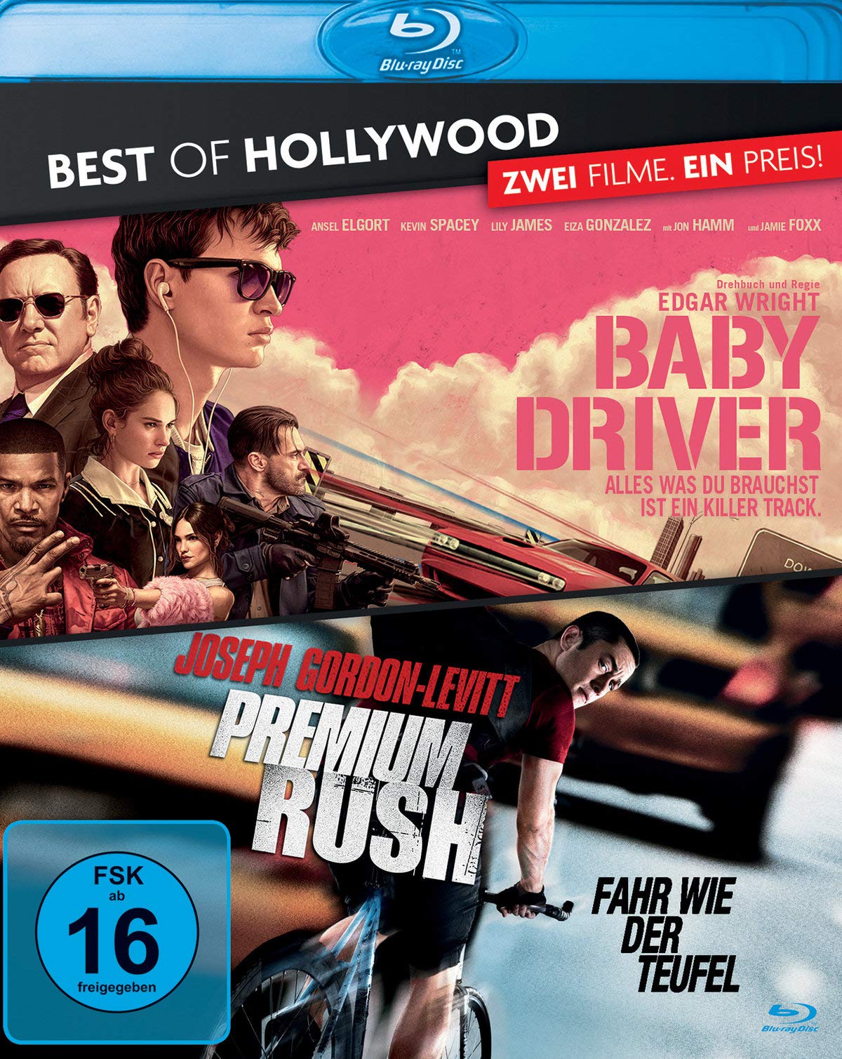 Baby Driver & Premium Rush Movies