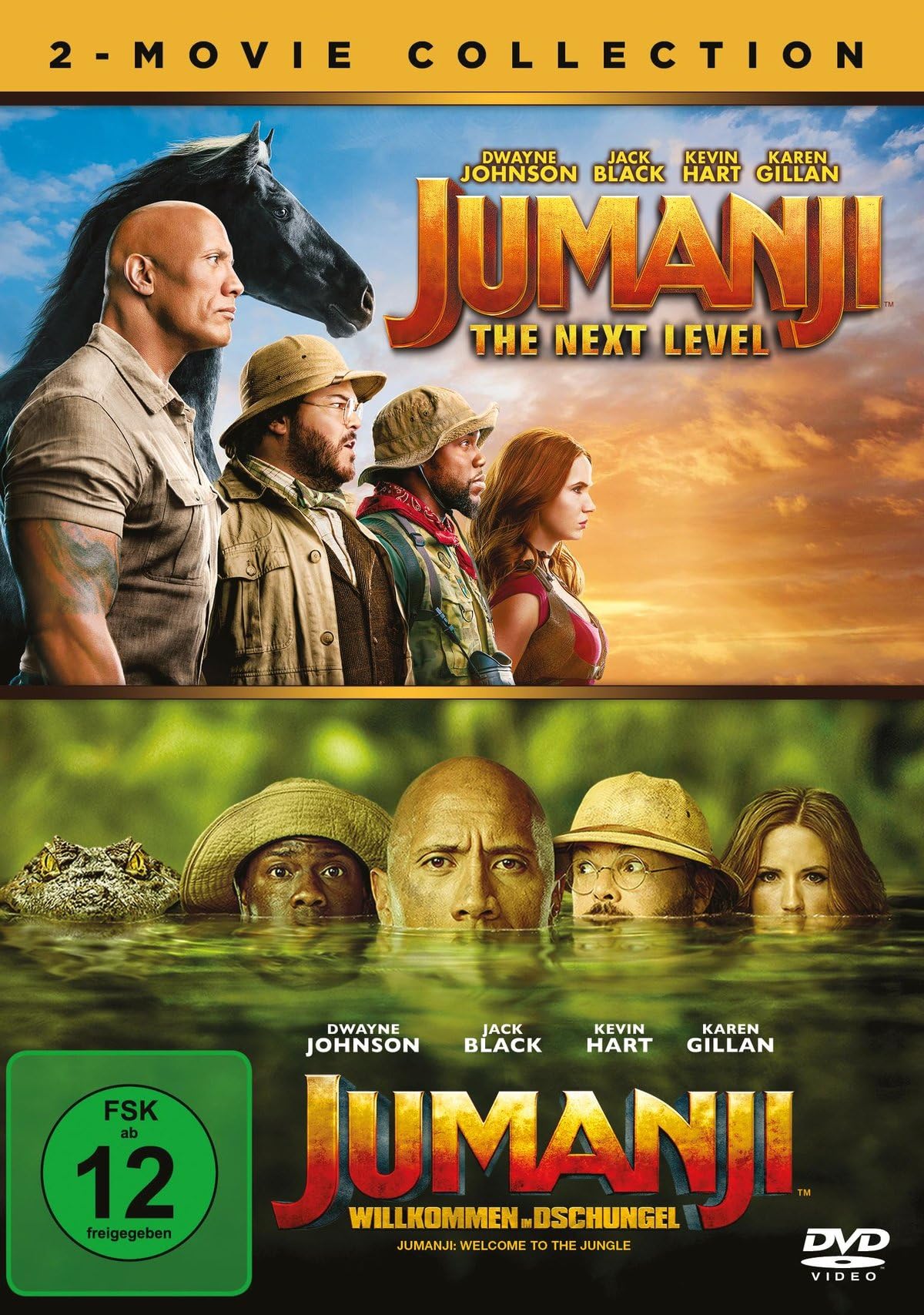 Jumanji: The Next Level / Jumanji: Willkommen im Dschungel (2 DVDs) Films