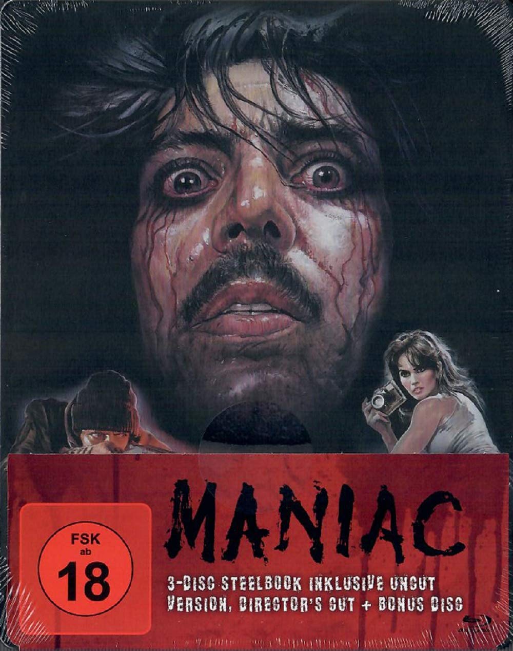 Maniac Steelbook 3-Disc inklusive Uncut Version, Director's Cut + Bonus Disc Films