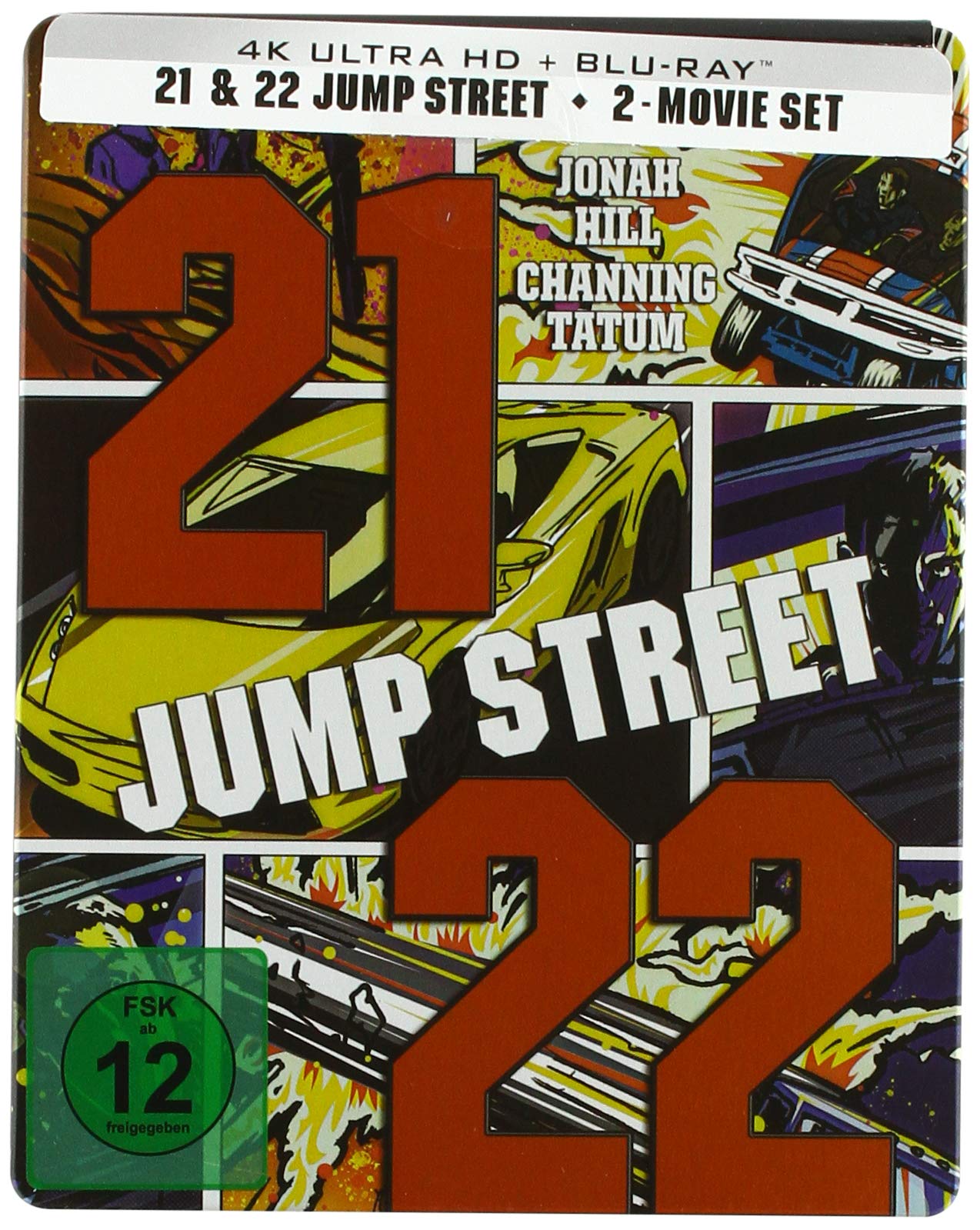 21 Jump Street / 22 Jump Street (2 4K-UHDs + 2 Blu-rays) Films