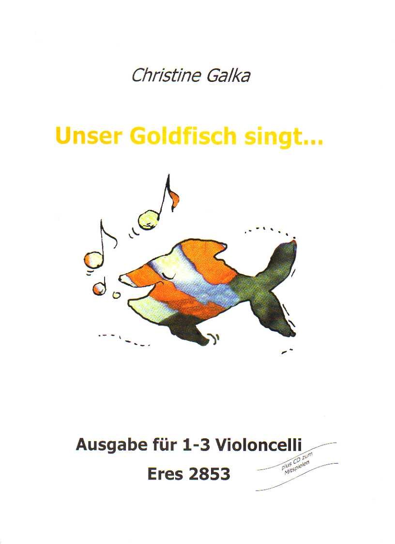 Unser Goldfisch singt (+CD) für 1-3 Violen book