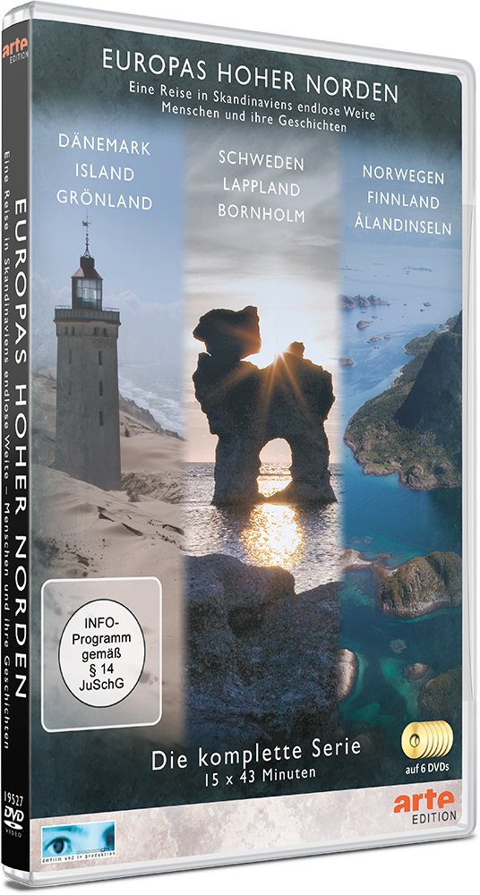 Europas Hoher Norden DVD 1-3: Schweden, Lappland, Bornholm, Dänemark, Island, Grönland, Norwegen, Finnland und die Ålandinseln Box sets