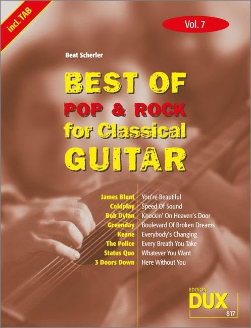 Best Of Pop & Rock for Classical Guitar 7 Art & Literature