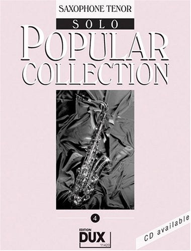 Popular Collection 4 Tenorsaxophon Solo Books
