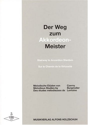 Der Weg zum Akkordeonmeister Band 5: Etüden und Vortragsstücke Books