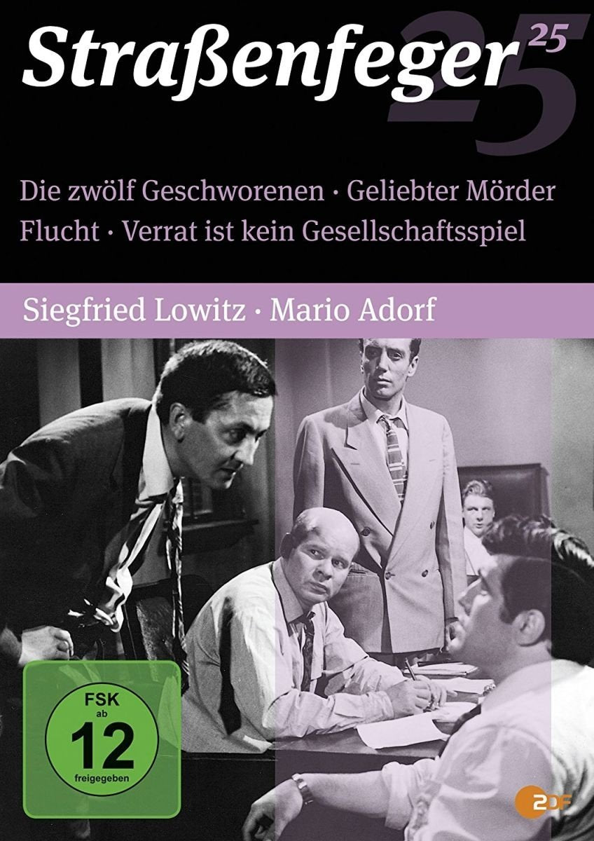 Straßenfeger 25 - Die zwölf Geschworenen / Geliebter Mörder / Flucht / Verrat ist kein Gesellschaftsspiel Box sets
