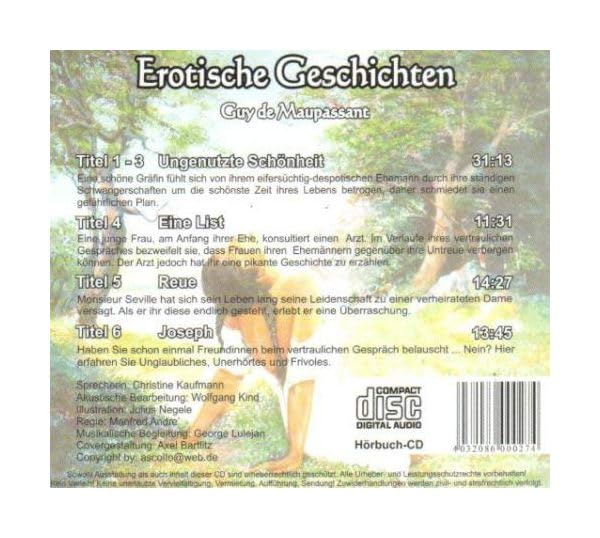 Christine Kaufmann liest erotische Geschichten CD Music for Children