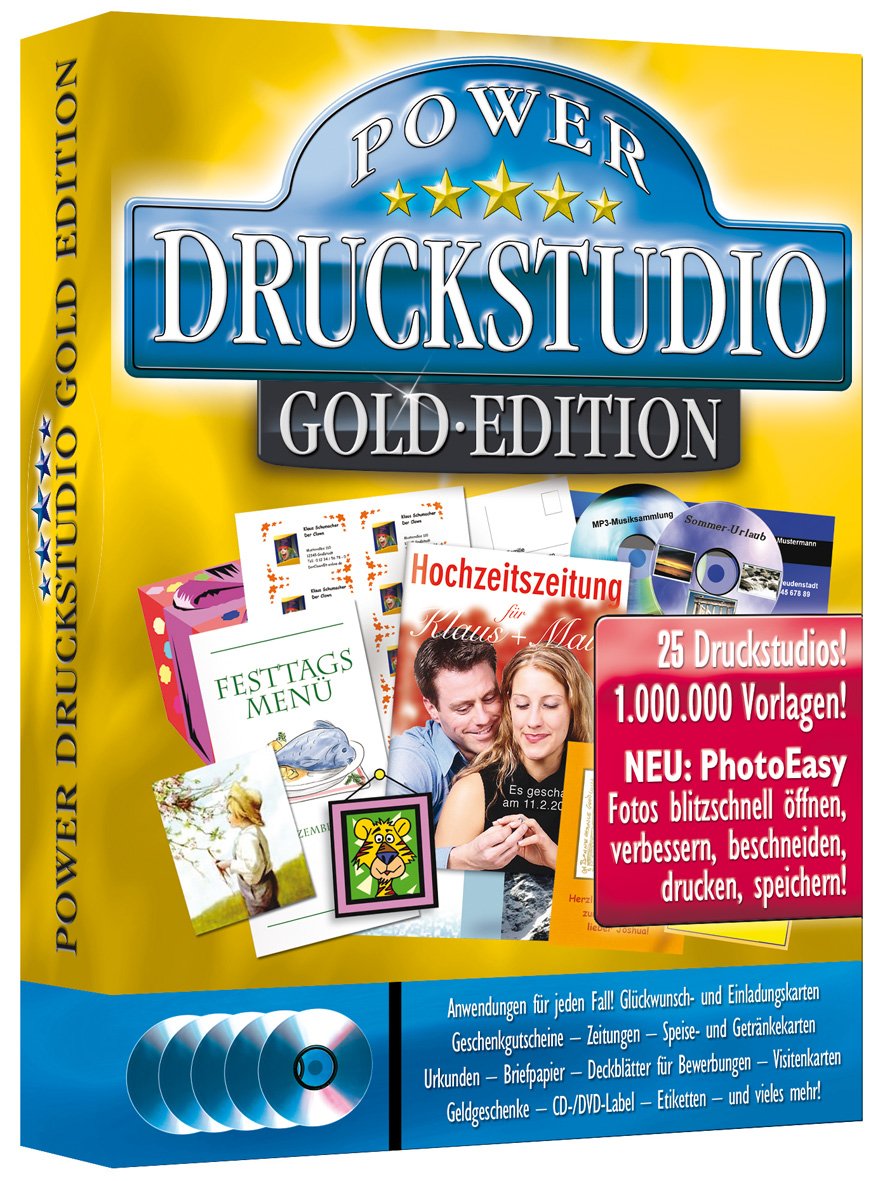 Product Image: Das große Power Druckstudio Gold-Edition