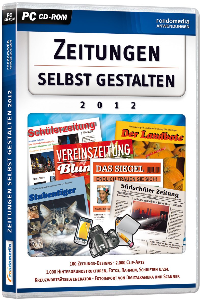Zeitungen selbst gestalten und drucken 2012 PC