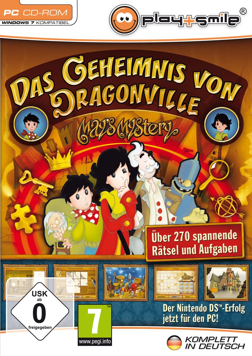 May's Mystery, Das Geheimnis von Dragonville, CD-ROM: Über 270 spannenden Rätsel und Aufgaben. Für Windows XP, Vista, 7 PC