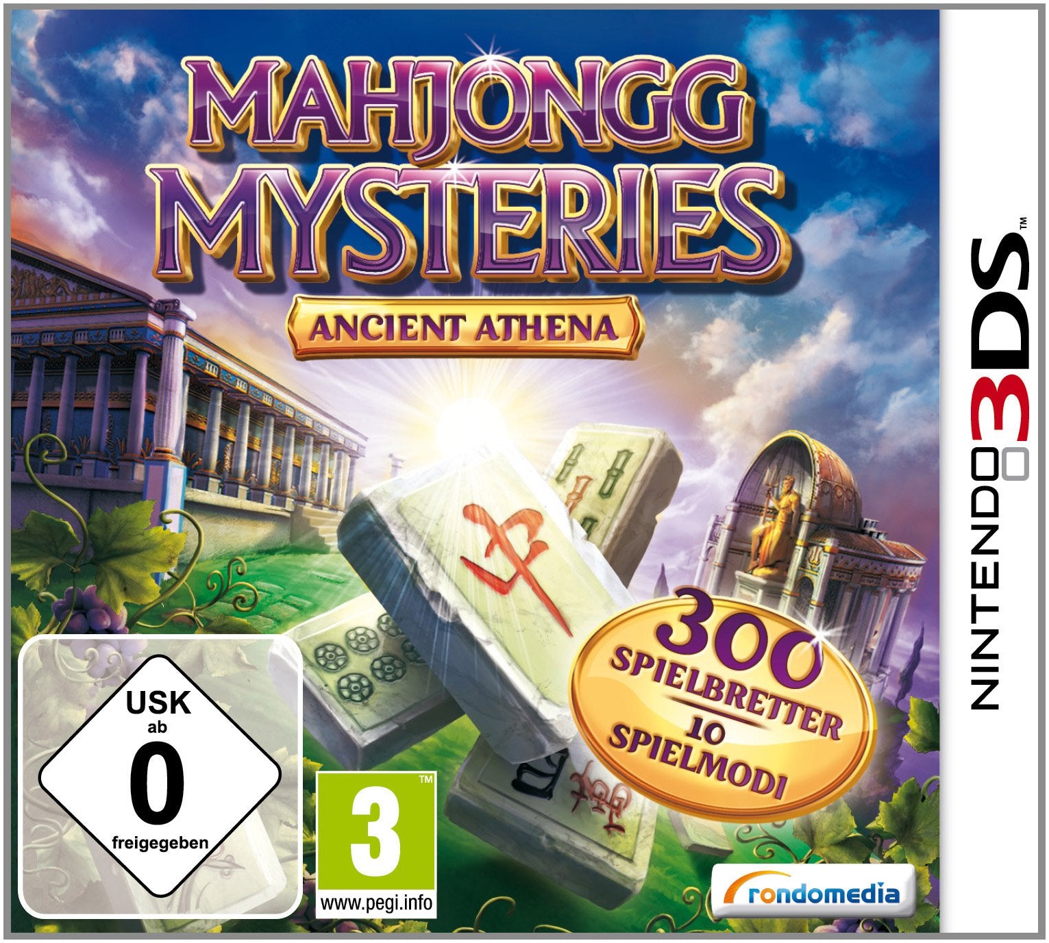 Mahjongg Mysteries - Ancient Athena 3D Nintendo DS