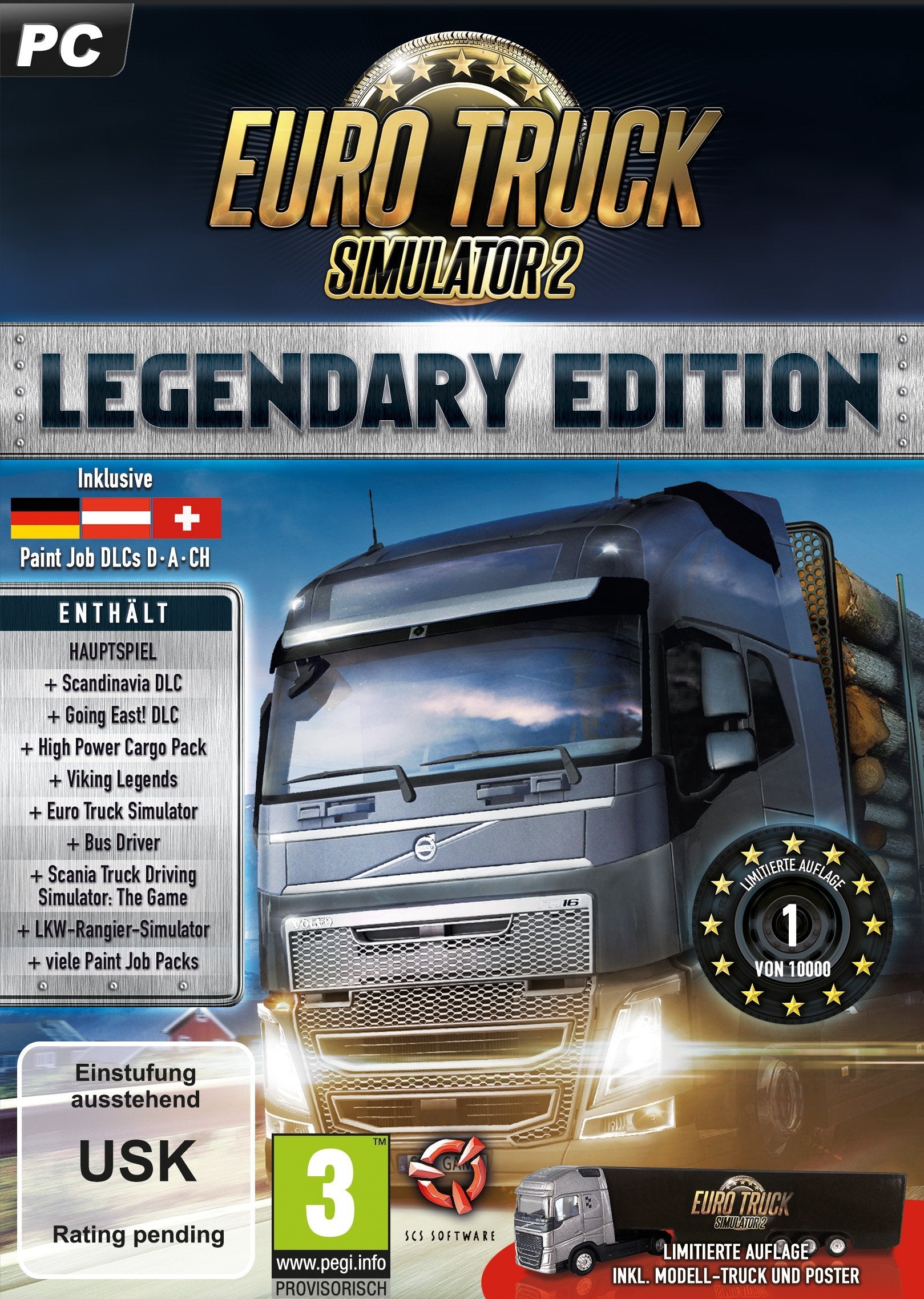 Euro Truck Simulator 2: Legendary-Edition (Limited) PC